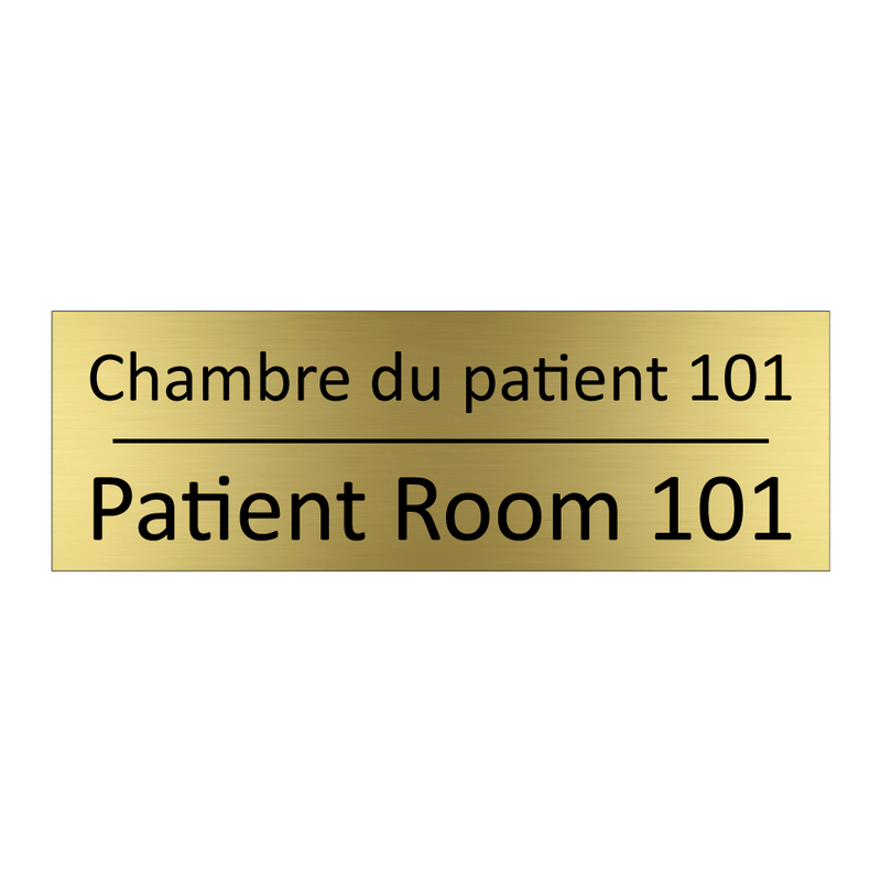 Chambre du patient 101 - Patient Room 101