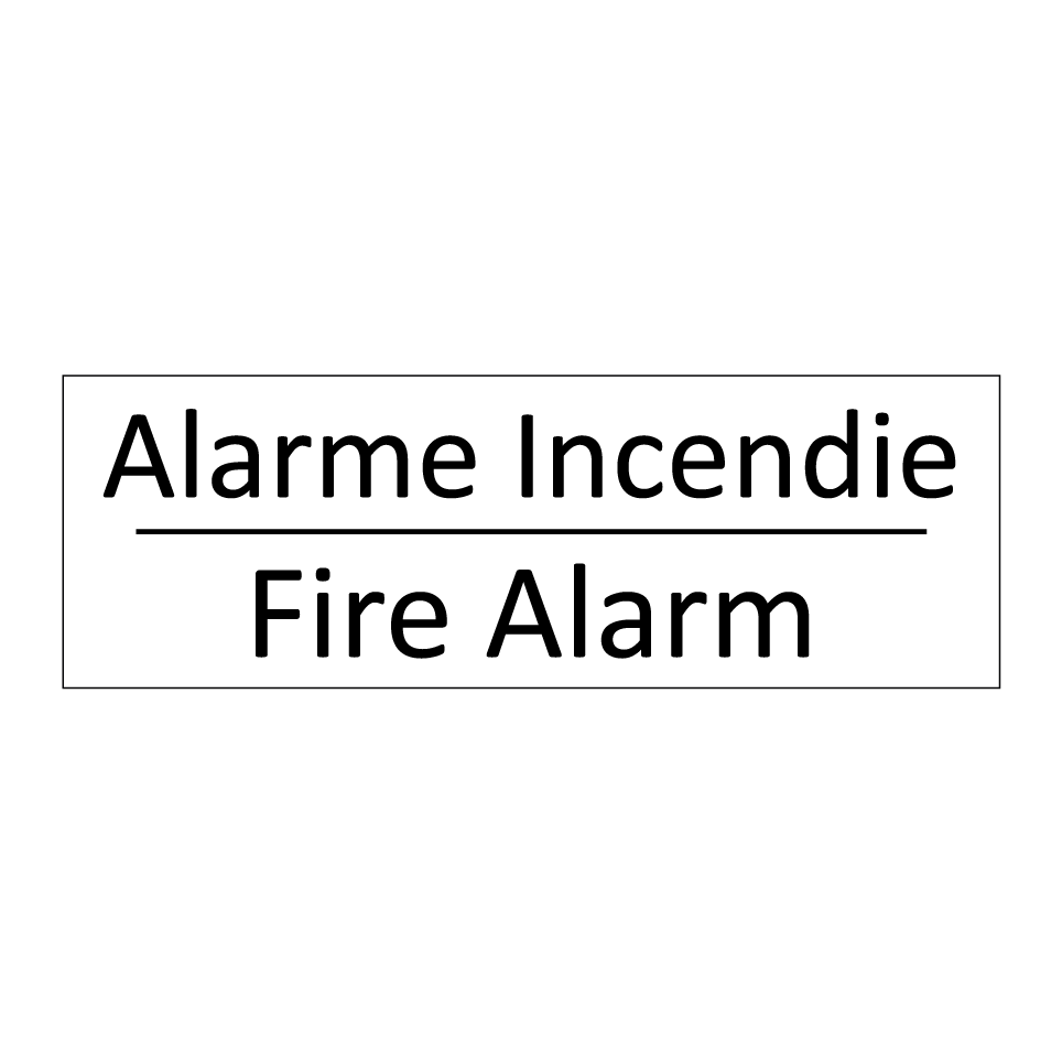 Alarme Incendie - Fire Alarm