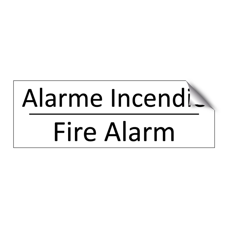 Alarme Incendie - Fire Alarm