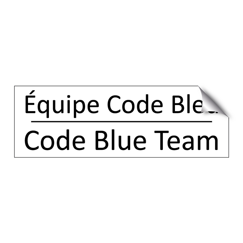 Équipe Code Bleu - Code Blue Team