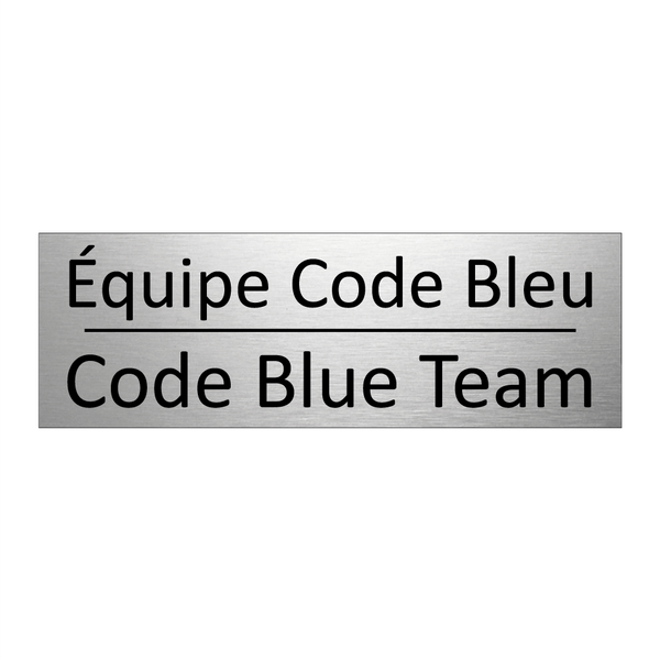 Équipe Code Bleu - Code Blue Team