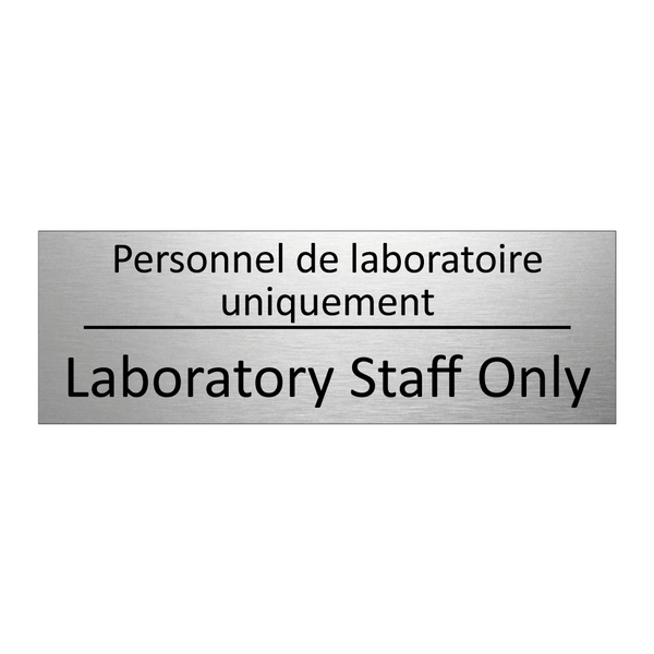 Personnel de laboratoire uniquement /.../ - Laboratory Staff Only