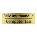 Salle informatique - Computer Lab
