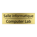 Salle informatique - Computer Lab