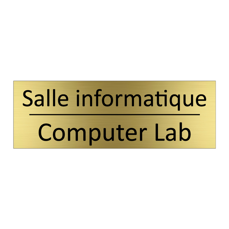 Salle informatique - Computer Lab