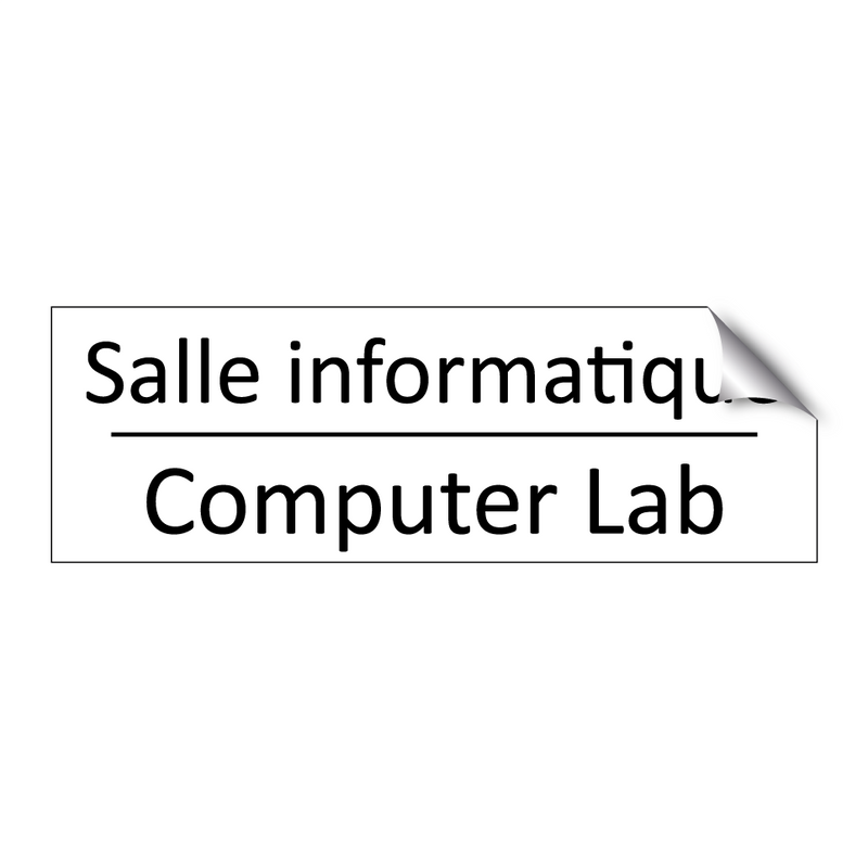 Salle informatique - Computer Lab