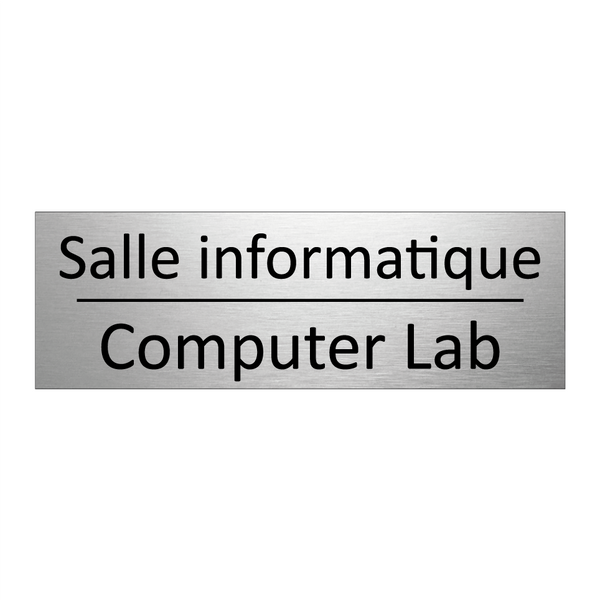 Salle informatique - Computer Lab