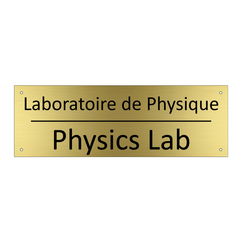 Laboratoire de Physique - Physics Lab