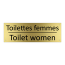 Toilettes femmes - Toilet women