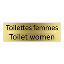 Toilettes femmes - Toilet women