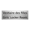 Vestiaire des filles - Girls' Locker Room