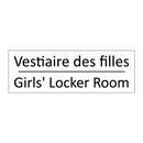 Vestiaire des filles - Girls' Locker Room