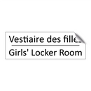 Vestiaire des filles - Girls' Locker Room