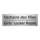 Vestiaire des filles - Girls' Locker Room