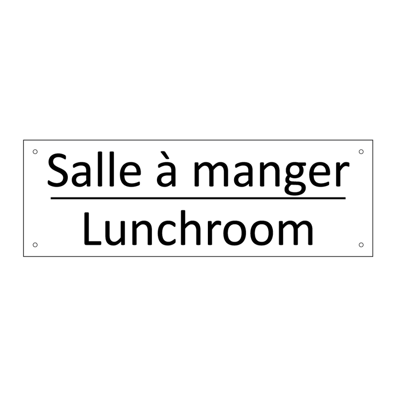 Salle à manger - Lunchroom