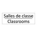 Salles de classe - Classrooms