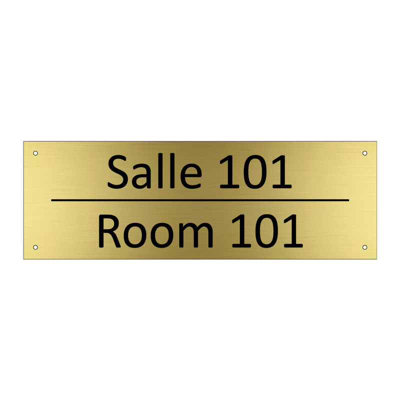 Salle 101 - Room 101