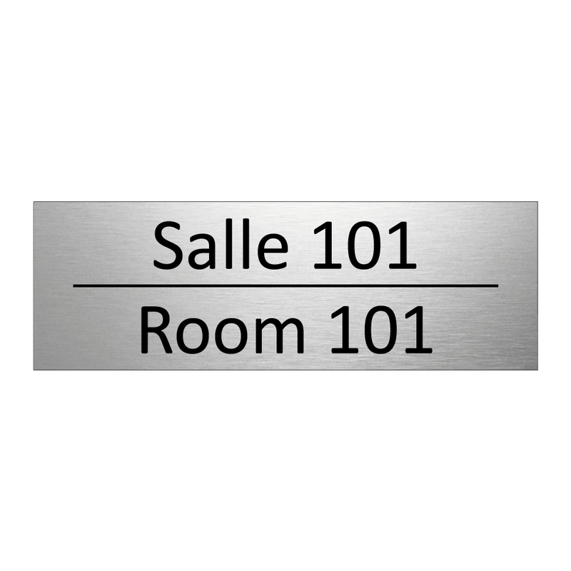 Salle 101 - Room 101
