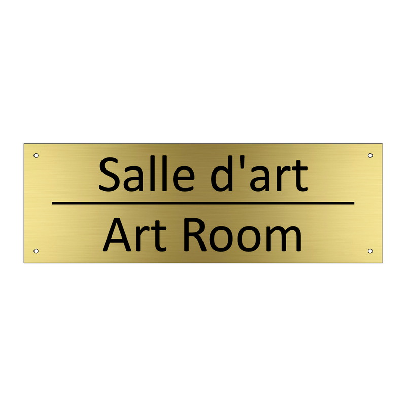 Salle d'art - Art Room