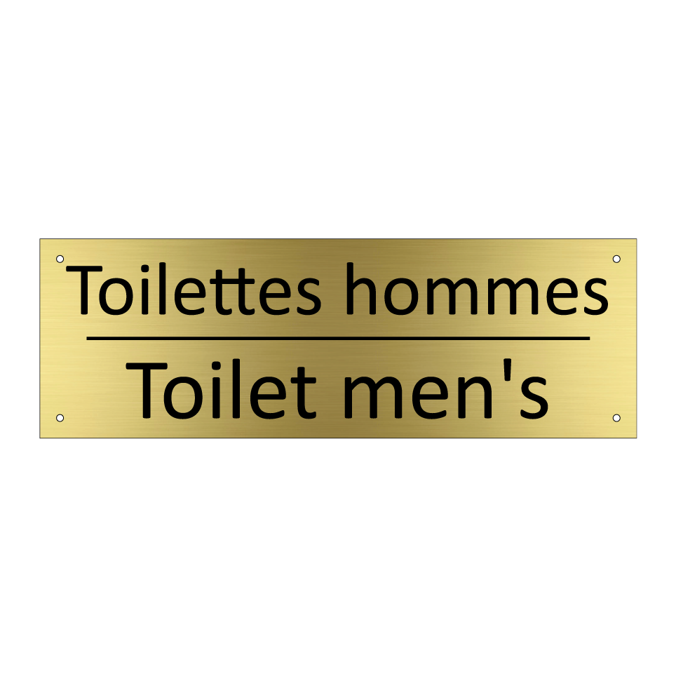 Toilettes hommes - Toilet men's