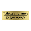 Toilettes hommes - Toilet men's