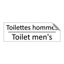Toilettes hommes - Toilet men's