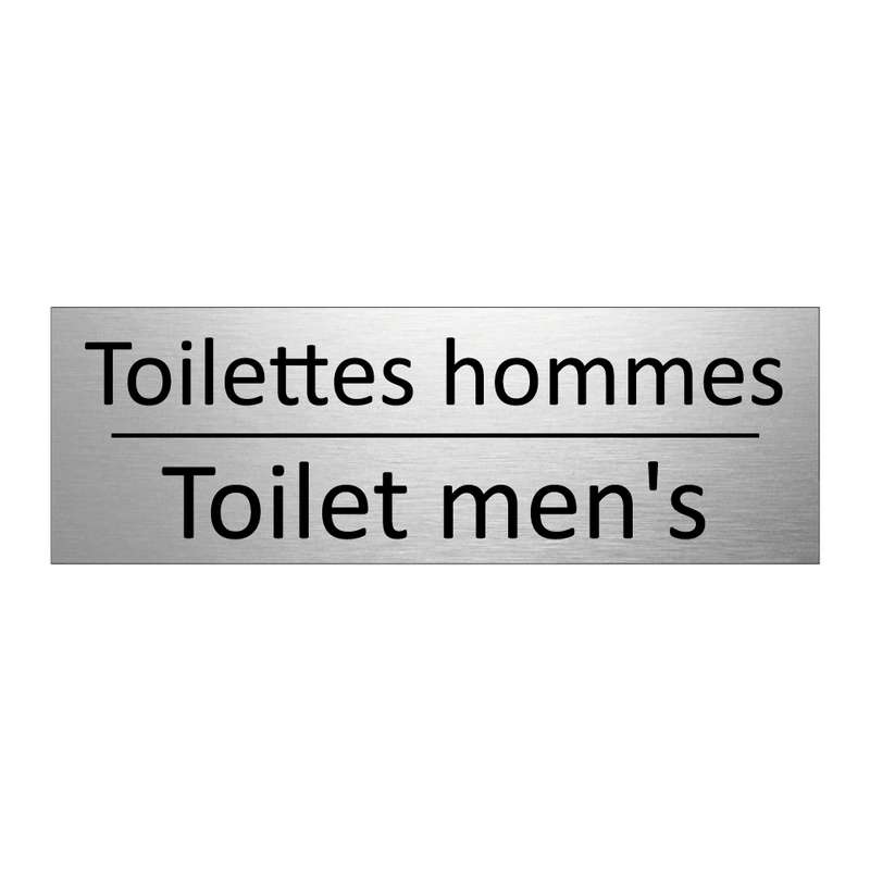 Toilettes hommes - Toilet men's