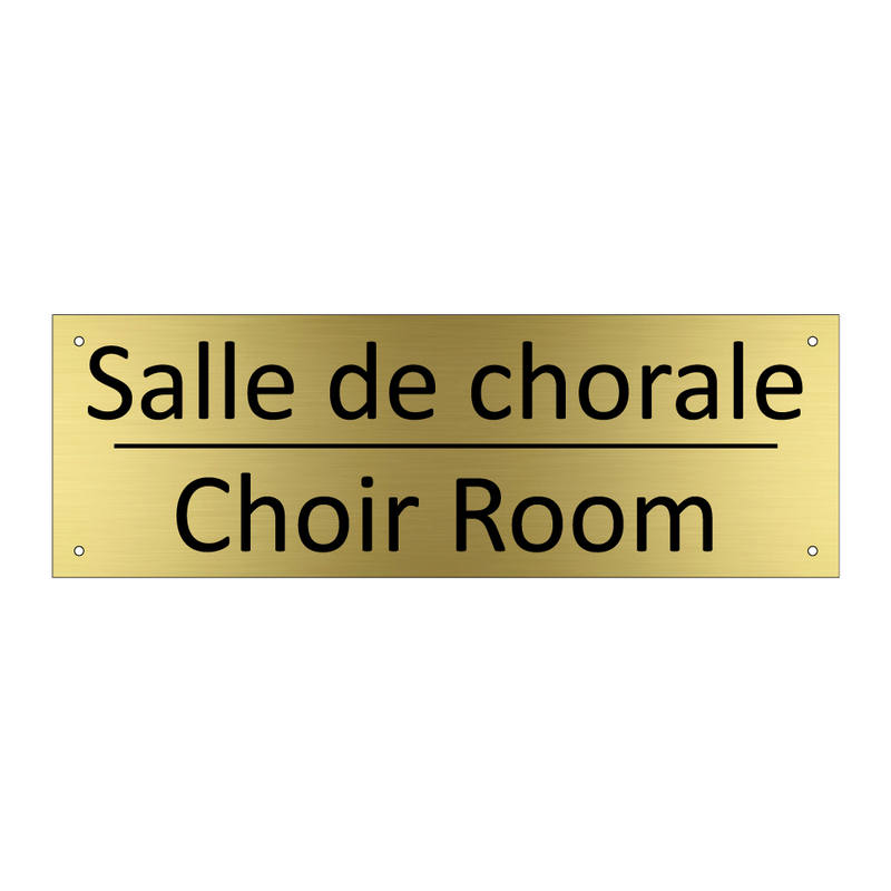 Salle de chorale - Choir Room