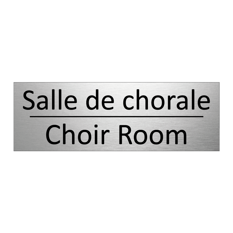 Salle de chorale - Choir Room