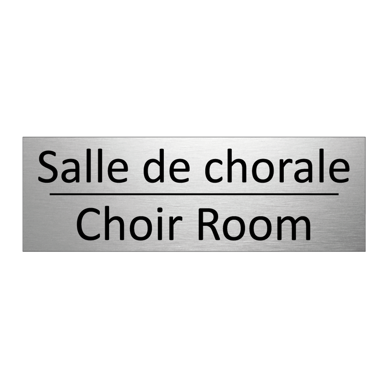 Salle de chorale - Choir Room