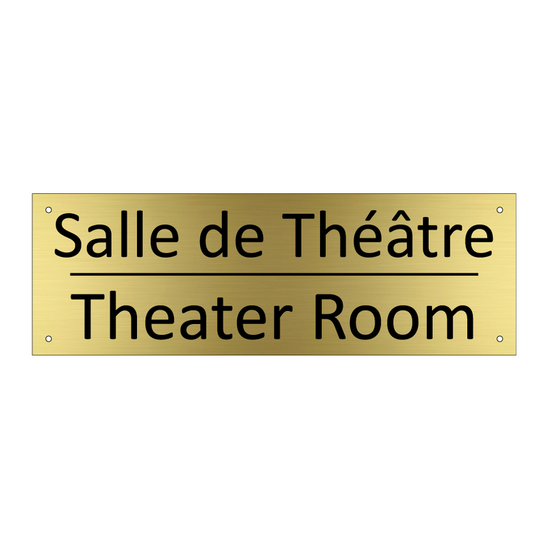 Salle de Théâtre - Theater Room