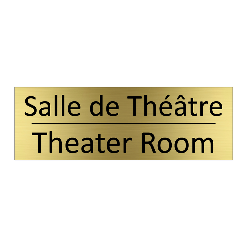 Salle de Théâtre - Theater Room