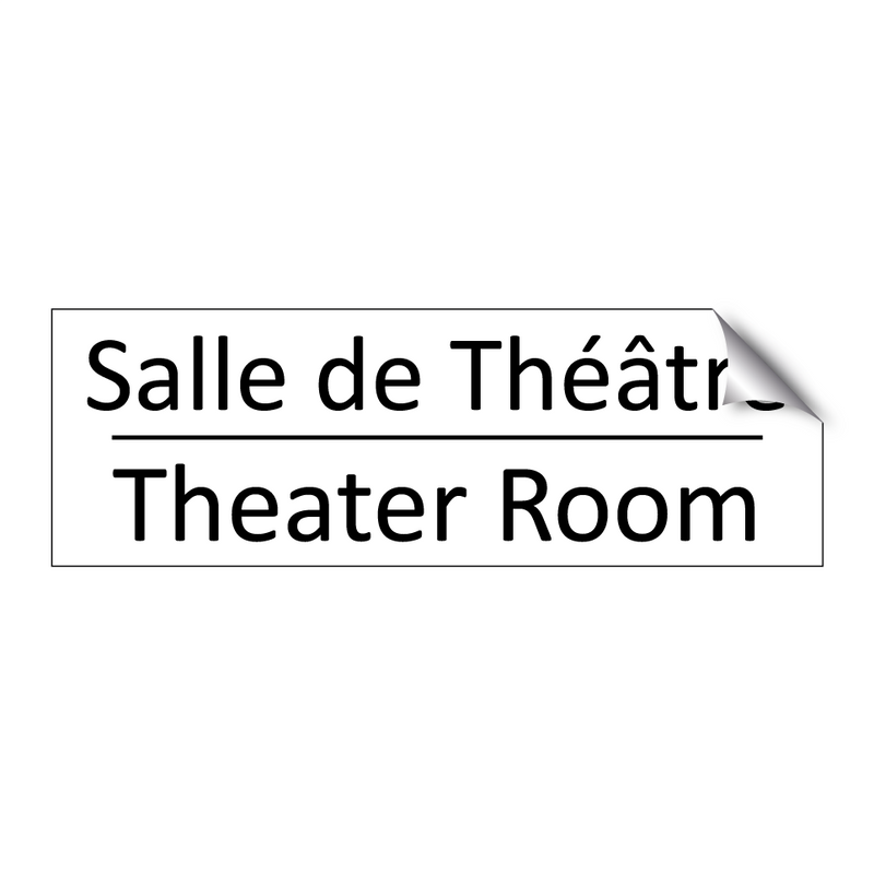 Salle de Théâtre - Theater Room