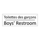 Toilettes des garçons - Boys' Restroom