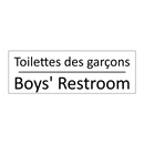 Toilettes des garçons - Boys' Restroom