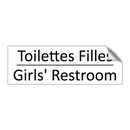 Toilettes Filles - Girls' Restroom