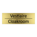 Vestiaire - Cloakroom