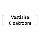 Vestiaire - Cloakroom