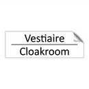 Vestiaire - Cloakroom