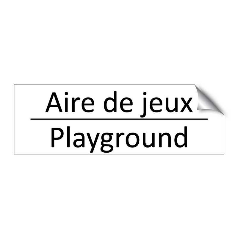 Aire de jeux - Playground