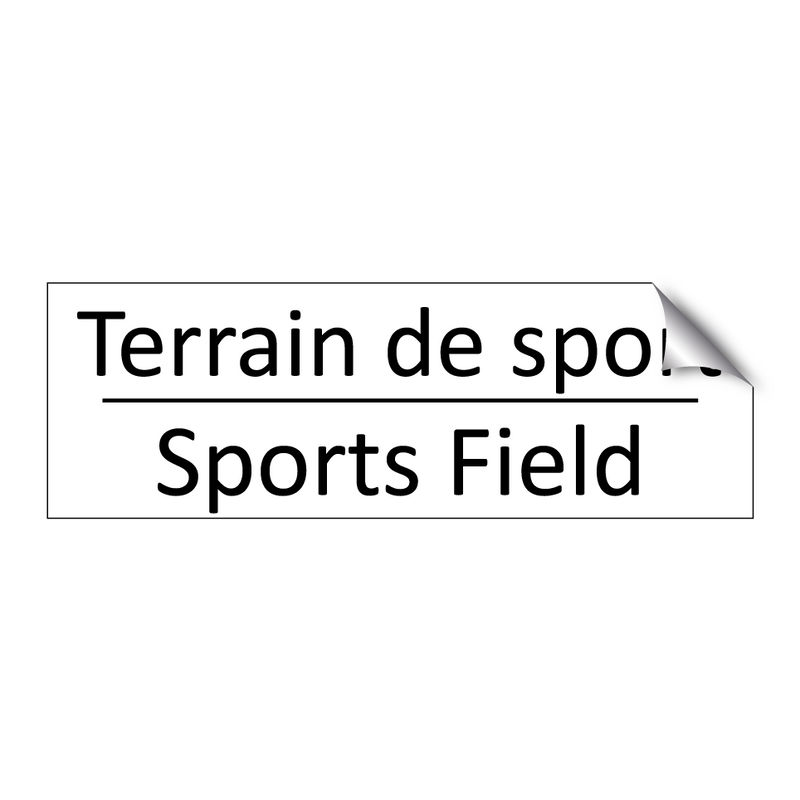 Terrain de sport - Sports Field
