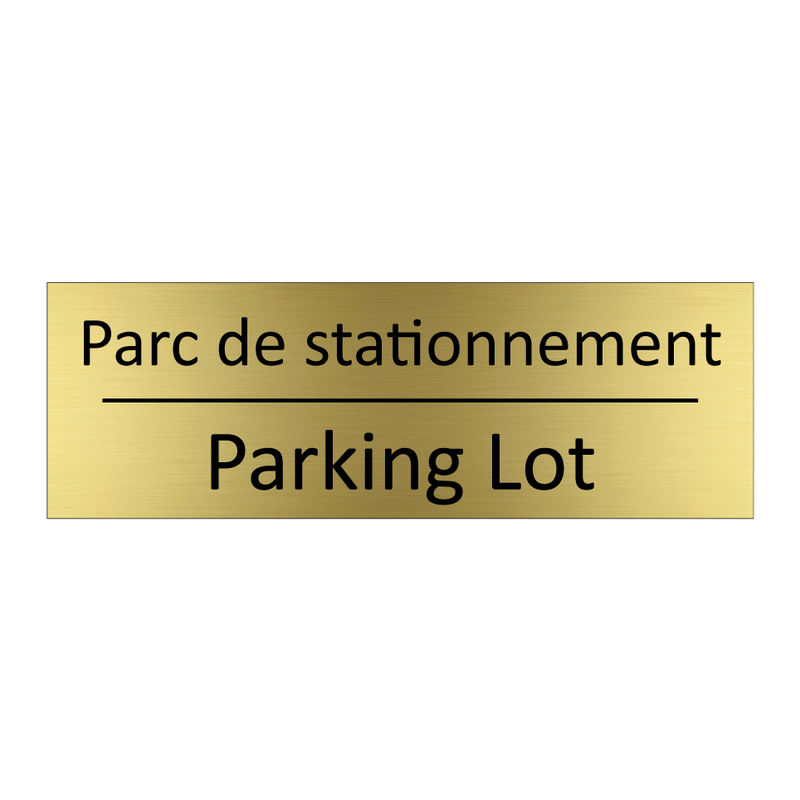 Parc de stationnement - Parking Lot