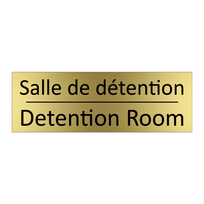 Salle de détention - Detention Room