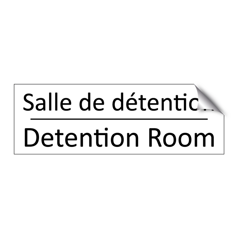 Salle de détention - Detention Room