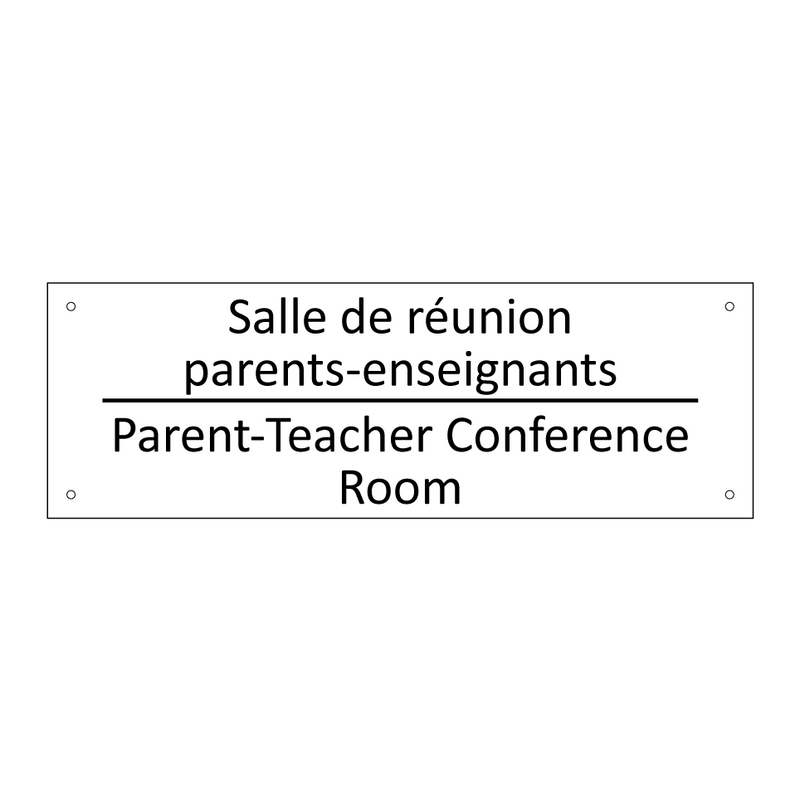 Salle de réunion parents-enseignants /.../ - Parent-Teacher Conference Room