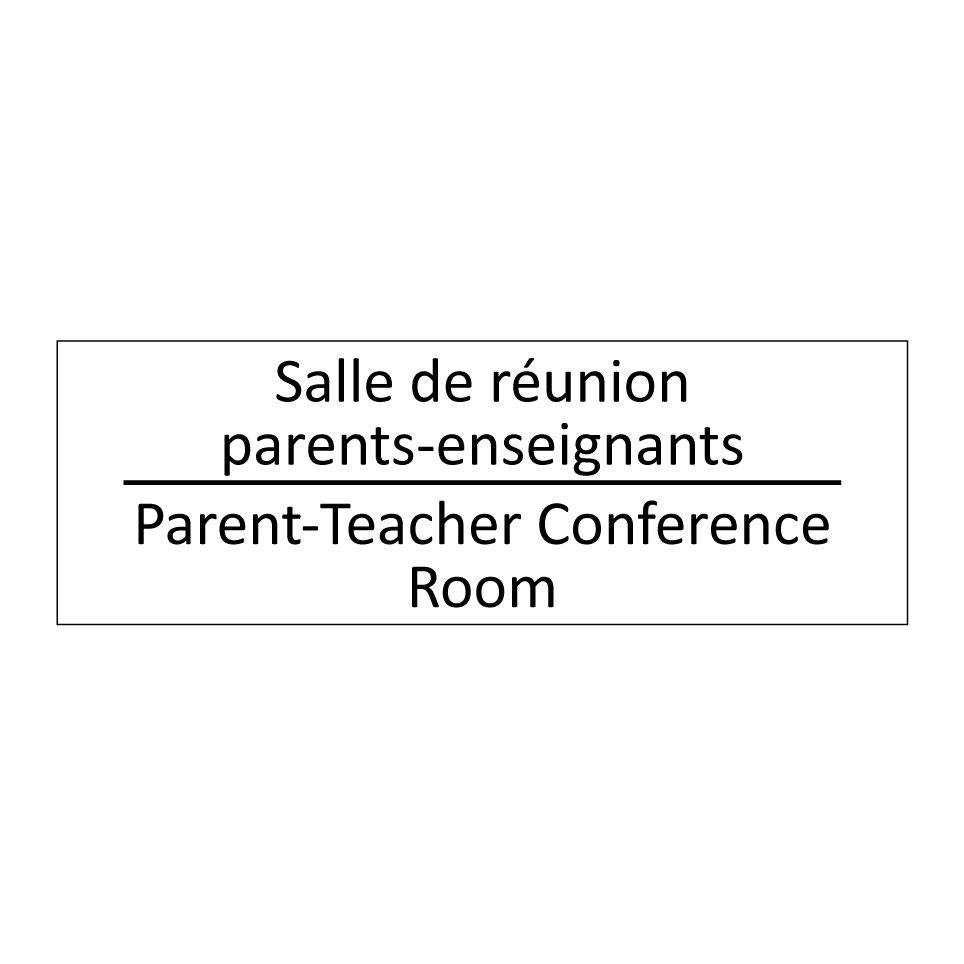 Salle de réunion parents-enseignants /.../ - Parent-Teacher Conference Room