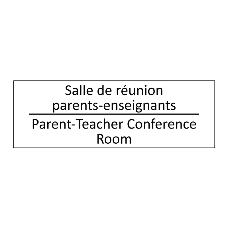 Salle de réunion parents-enseignants /.../ - Parent-Teacher Conference Room