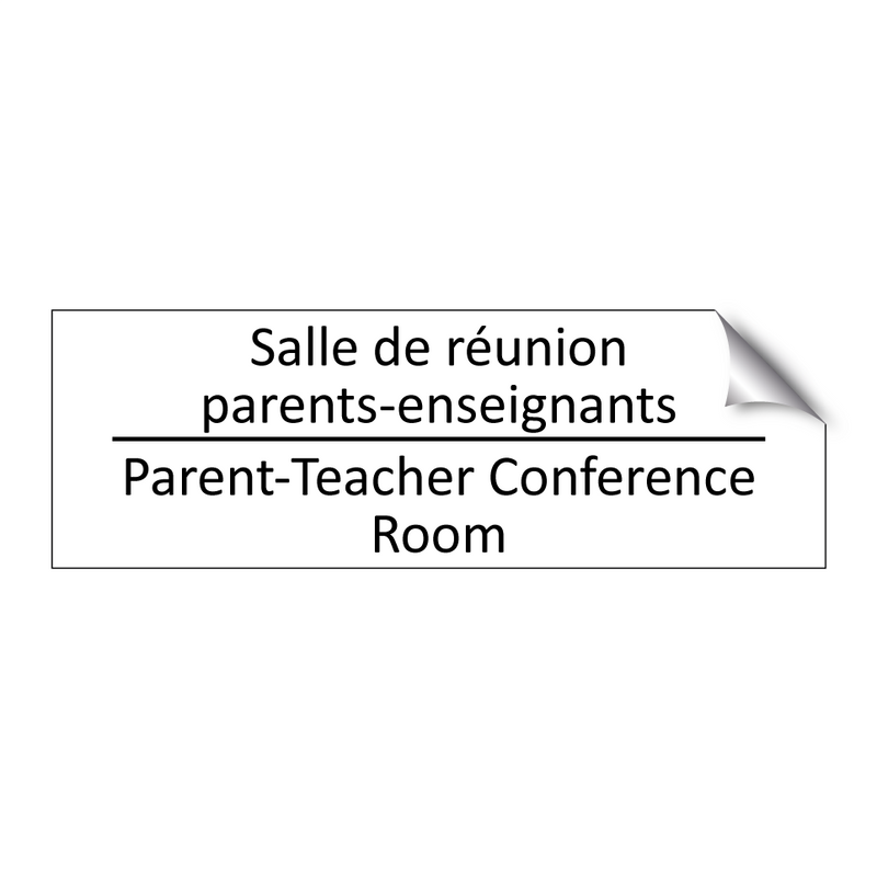 Salle de réunion parents-enseignants /.../ - Parent-Teacher Conference Room