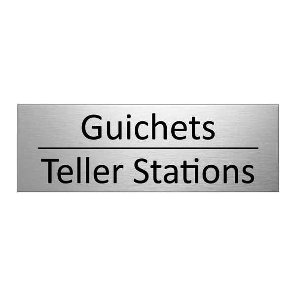 Guichets - Teller Stations