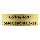 Coffres-forts - Safe Deposit Boxes